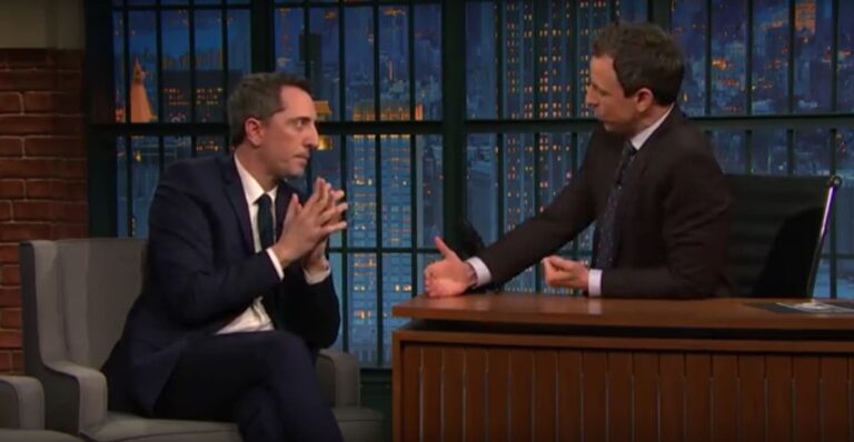 Video: Gad Elmaleh makes his first Late Show on American television
