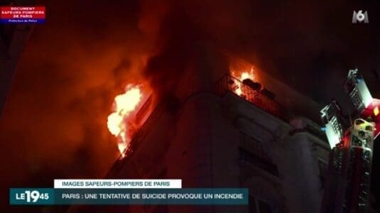 Une femme tente de se suicider… et met le feu à l&rsquo;immeuble !!!
