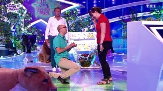 Une scène digne d'un film romantique, dans "Les 12 coups de midi" !