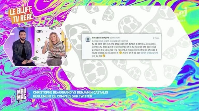 Benjamin Castaldi tacle Christophe Beaugrand sur Twitter !