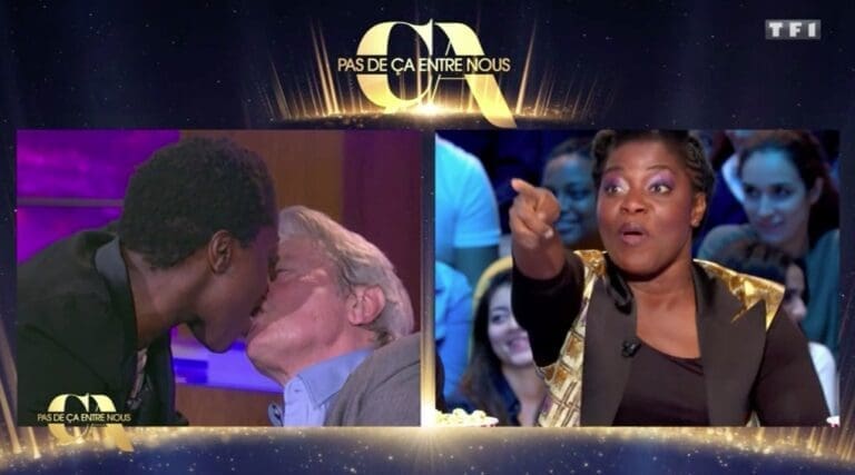 Quand Claudia Tagbo embrassait Alain Delon !