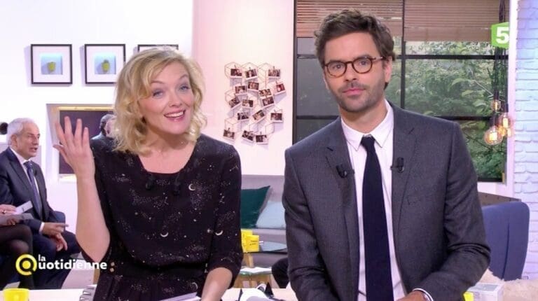 Maya Lauqué, émue dans "La Quotidienne"...