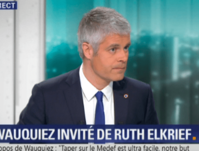 [Zap Actu] Laurent Wauquiez piégé par Quotidien, contre-attaque chez Ruth Elkrief (21/02/2018)