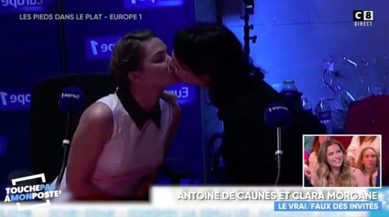 Géraldine Maillet et Clara Morgane s'embrassent !!!