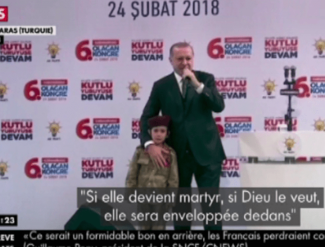 [Zap Actu] Erdogan crée la polémique en incitant une fillette à mourir en martyr (01/03/2018)