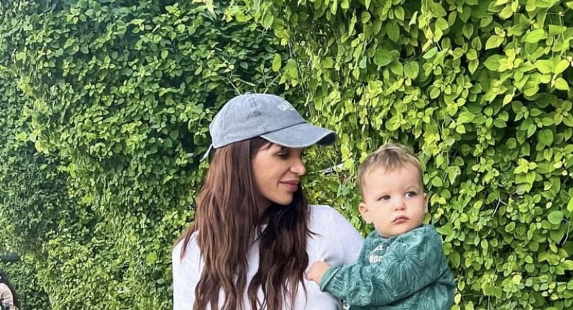 Julia Paredes et son fils Vittorio