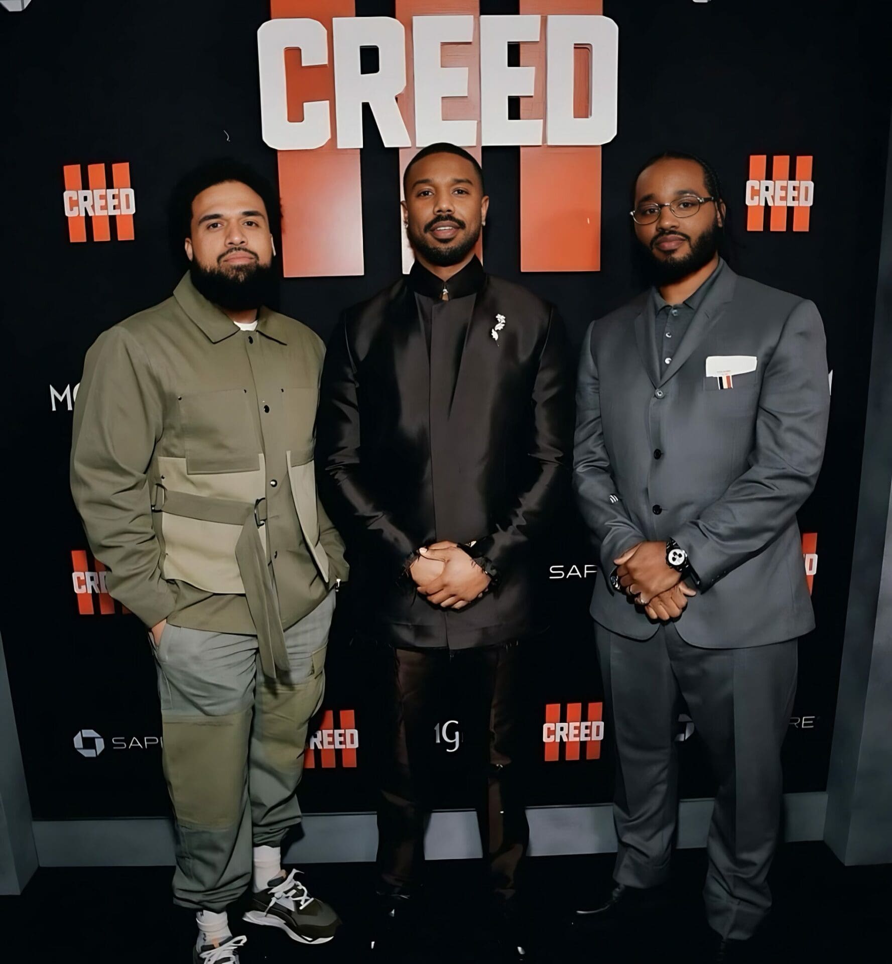 Photo Instagram de Michael B Jordan sur le tapis rouge du prochain film Creed 3