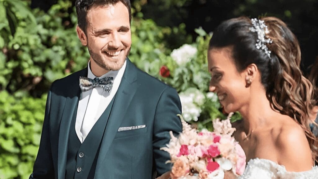 Fabrice Te Anabel À Leur Mariage Dans L'Émission “Mariés Au Premier Regards”