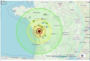 Earthquake in western France: earthquake with a magnitude of 5,8