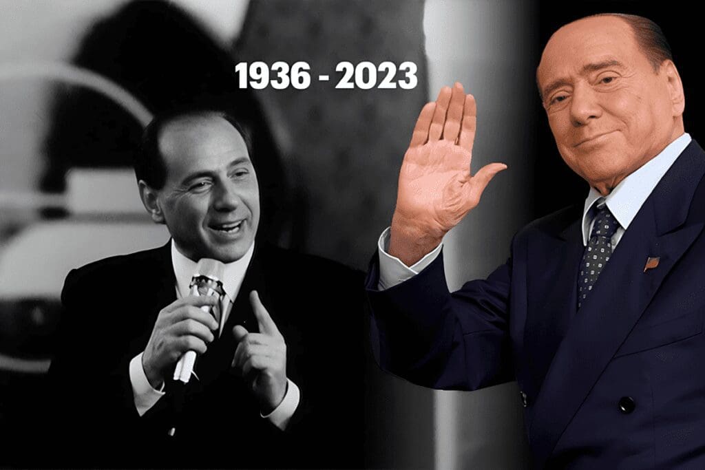 La Mort De Silvio Berlusconi : L'emblème Du Populisme Italien S'éteint À 86 Ans Deux Images Marquantes Illustrant L'évolution De Silvio Berlusconi Depuis Ses Débuts En Politique Jusqu'à Sa Mort Récente, Un Témoignage Visuel Poignant De Sa Transformation En Tant Que Premier Ministre.