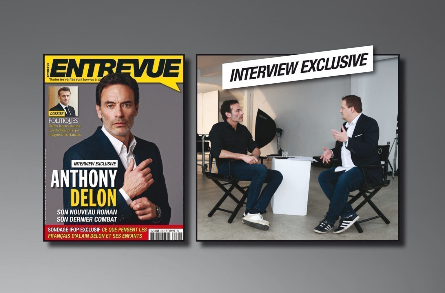 Anthony Delon : son interview exclusive dans Entrevue