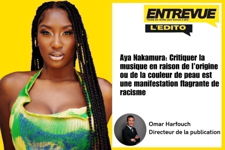 Aya Nakamura: Critiquer la musique en raison de l’origine ou de la couleur de peau est une manifestation flagrante de racisme .