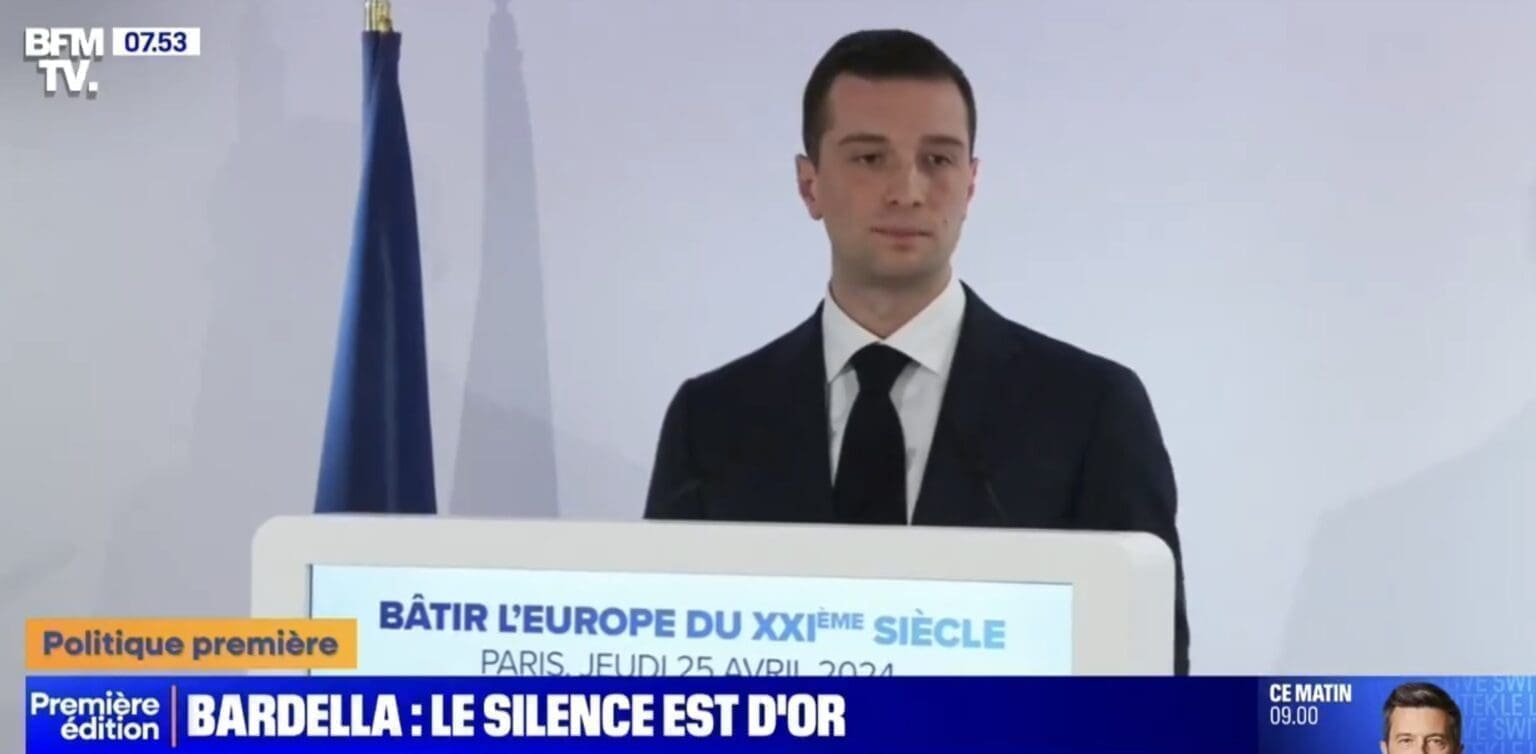 Bardella intentions de vote sondage