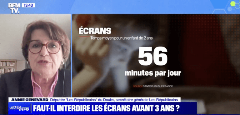 Loi anti écran pour les moins de 3 ans