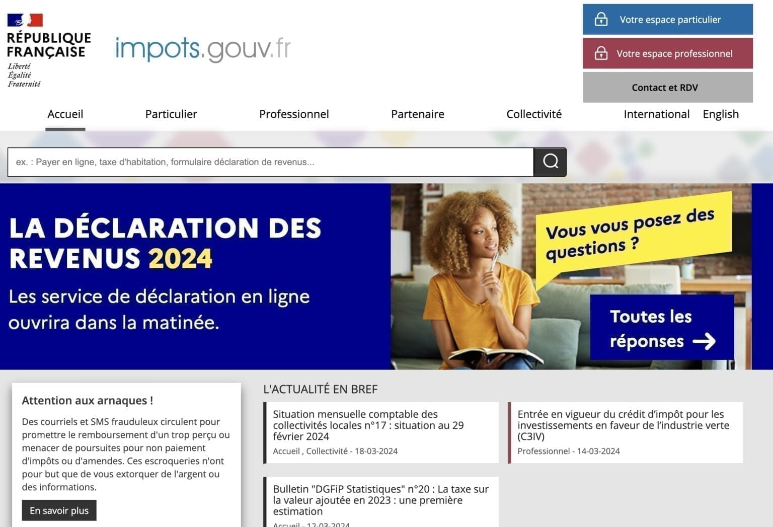 impots top depart declaration 2024