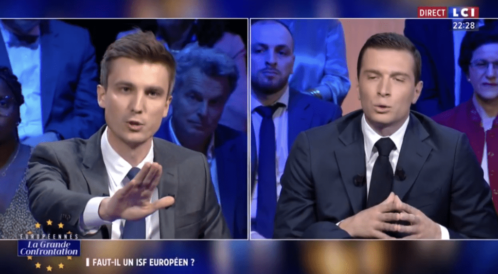 Échange musclé entre Bardella et Deffontaines sur LCI, avec référence à OSS 117