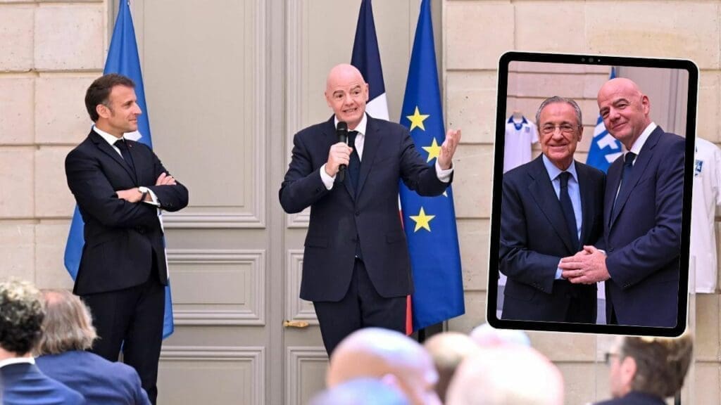 EXCLU - Mbappé, JO, Super League... Les coulisses du bras de fer Emmanuel Macron-Florentino Pérez (Real Madrid)