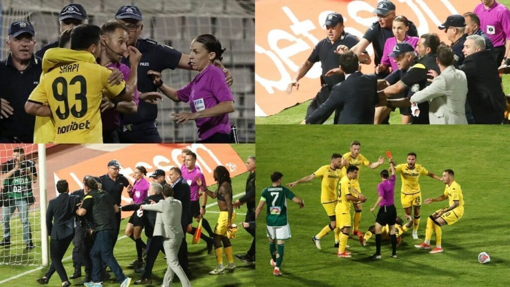 FRAPPART ARBITRE GRECE ARIS SALONIQUE