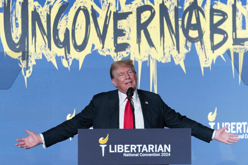 Donald Trump en opération séduction chez les libertariens
