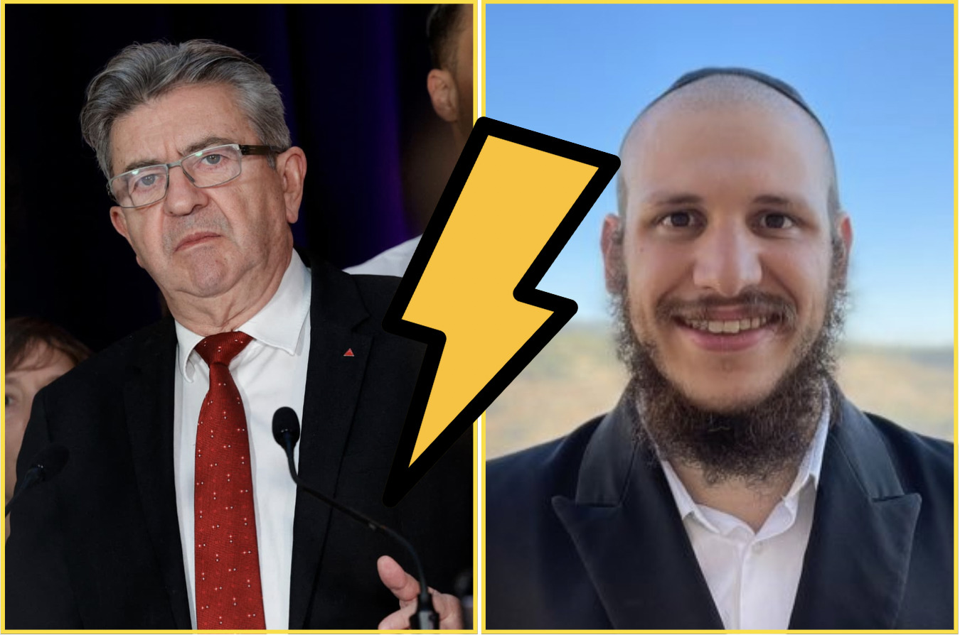 Mélenchon dénonce les proposition du candidat juif religieux Sigoura