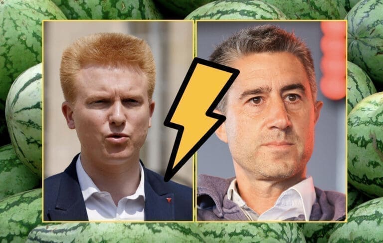 Quatennens défend Mélenchon en comparant Ruffin à une pastèque