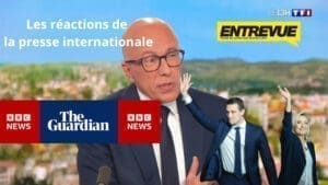 Réaction de la presse internationale au ralliement d’Eric Ciotti au Rassemblement National