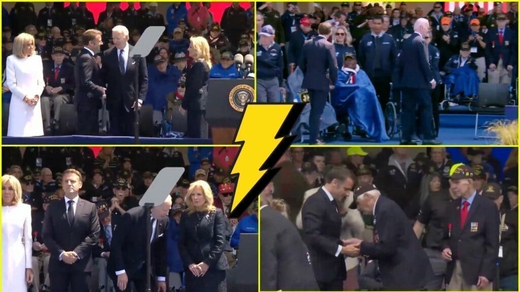 JOE BIDEN CHAISE D DAY DEBARQUEMENT