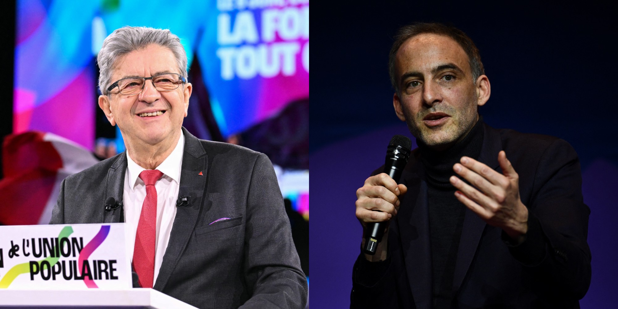 Raphaël Glucksmann loin devant Mélenchon selon un sondage