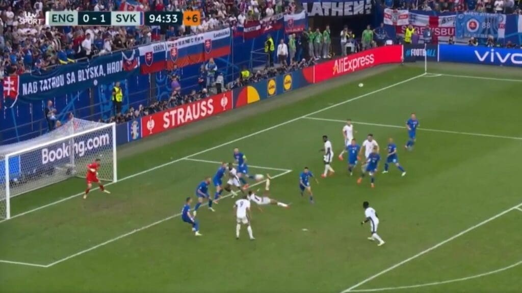 Jude Bellingham retourné Angleterre Slovaquie