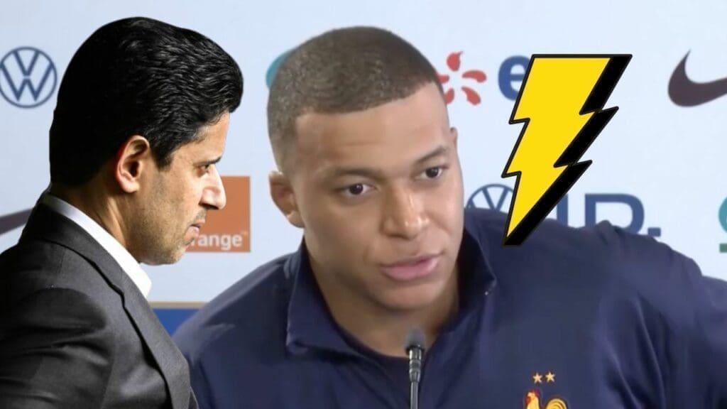 MBAPPE clash NASSER Al Khelaifi PSG