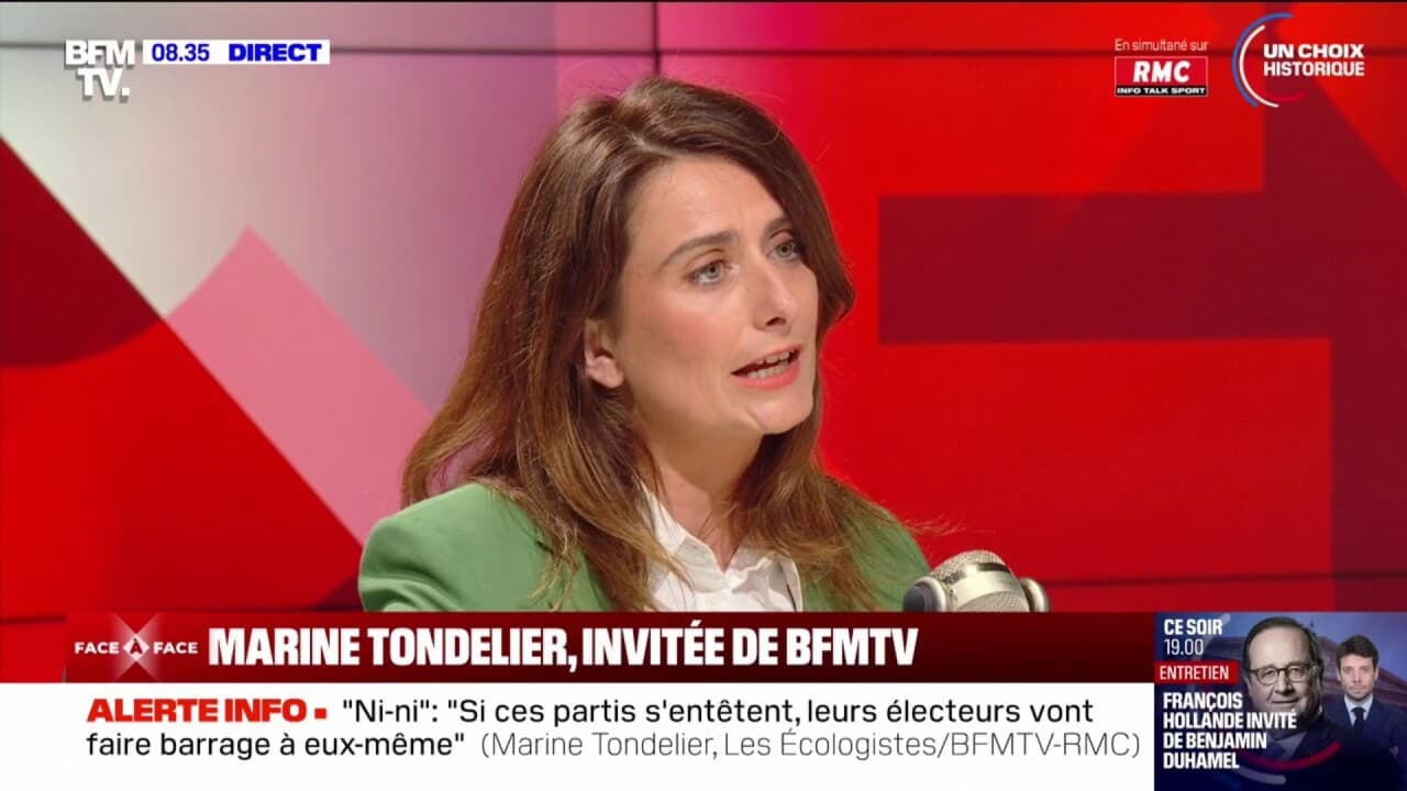 Marine Tondelier dénonce le manque de clarté du camp présidentiel face à une possible victoire du RN