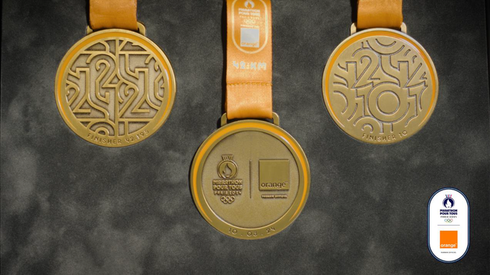 Paris 2024 : Les médailles du Marathon pour tous dévoilées