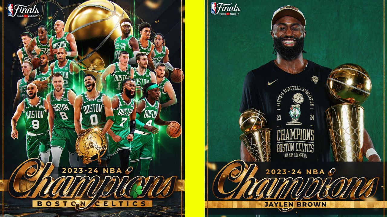 Les Celtics de Boston sacrés champions NBA