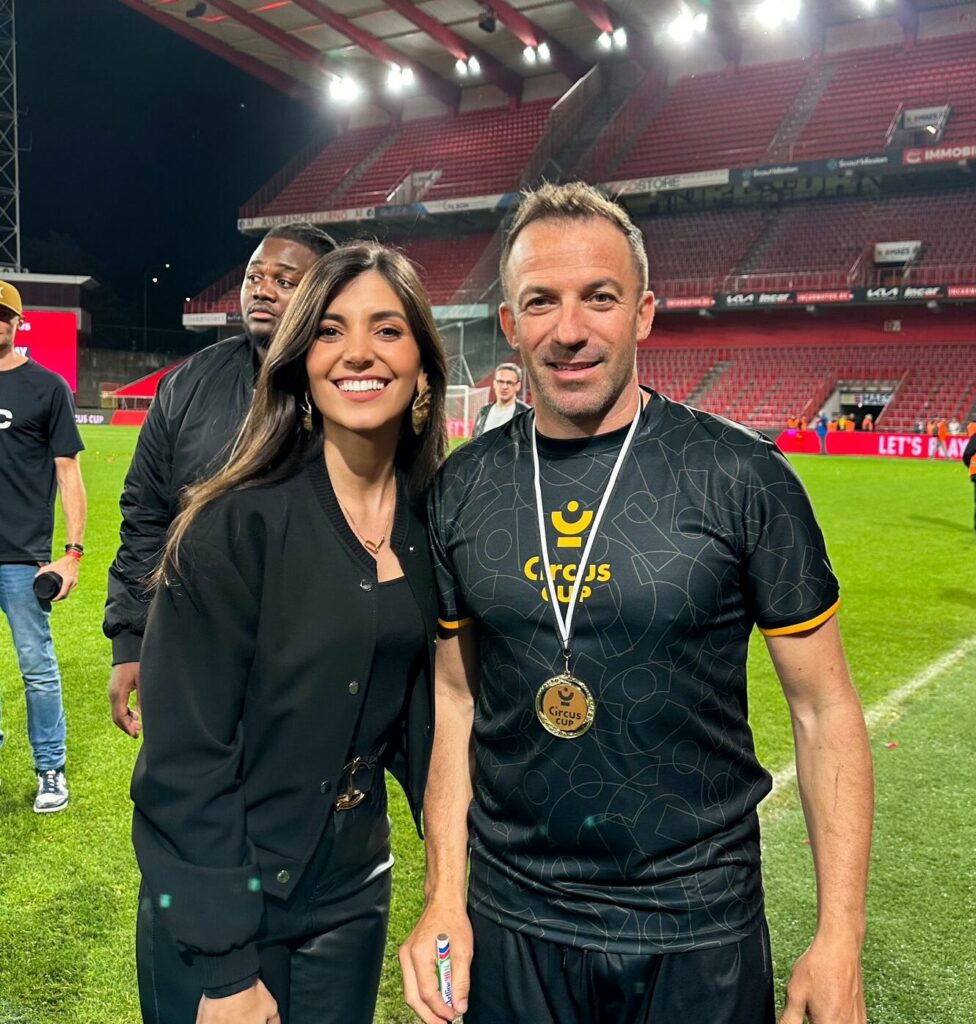 Séverine Parlakou et Alessandro Del Piero
