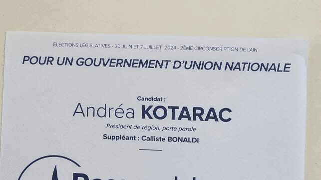 La Région Auvergne-Rhône-Alpes Poursuit Andréa Kotarac (Rn) Pour Usurpation De Titre Sur Ses Bulletins De Vote Rn La Région Auvergne-Rhône-Alpes Poursuit Andréa Kotarac (Rn) Pour Usurpation De Titre Sur Ses Bulletins De Vote Rn