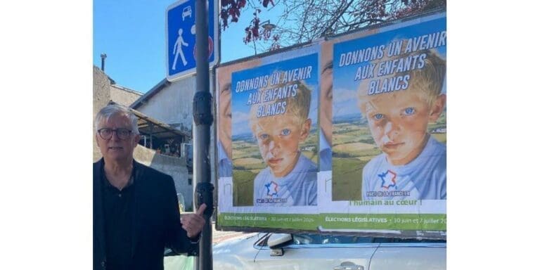 Affiche électorale raciste: « Donnons un Avenir aux Enfants Blancs » provoque un tollé en Meurthe-et-Moselle