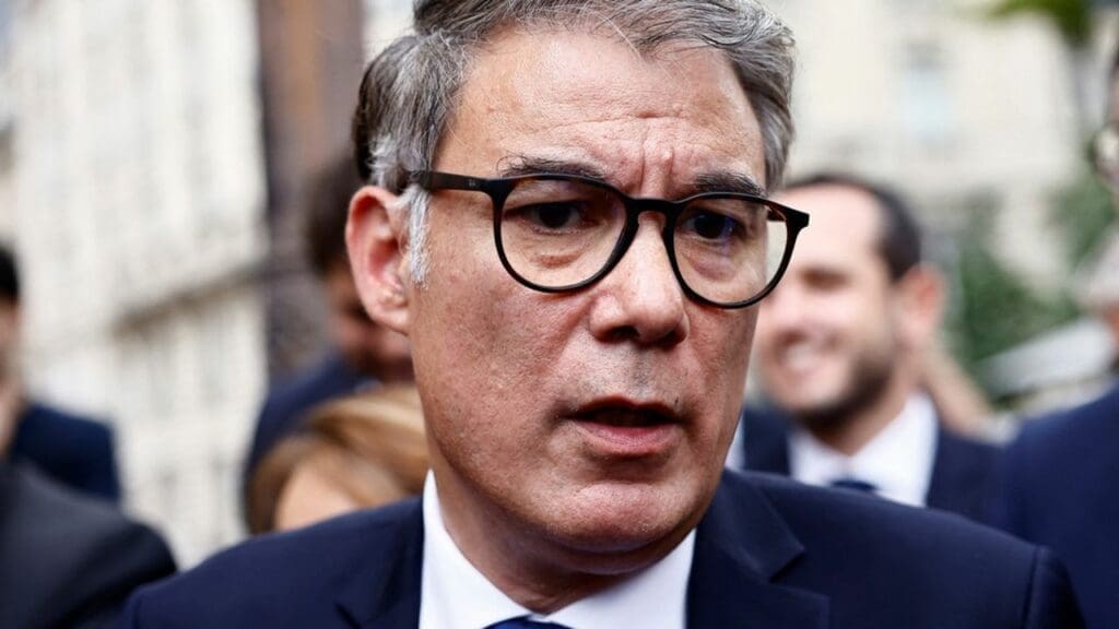 Newly-elected lawmakers make entry to the National Assembly in Paris