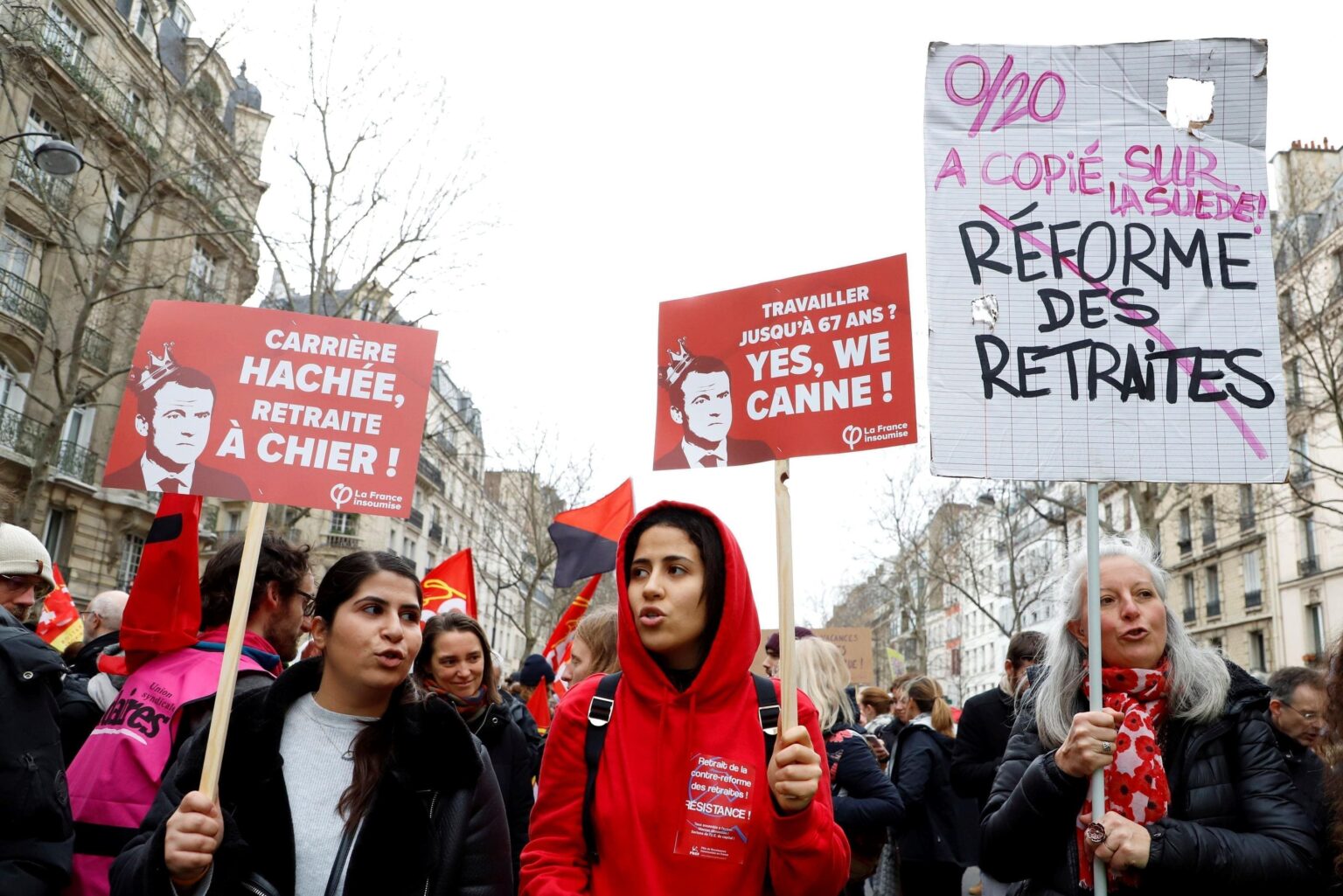 Manifestation contre la réforme des retraites