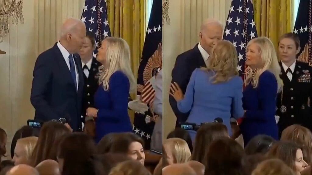 Biden gaffe femme