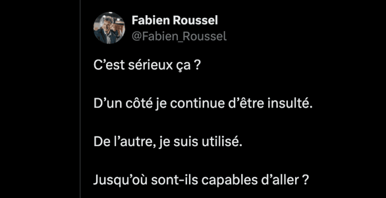 Fabien Roussel réagit à l'utilisation de son image par le camp Mélenchon-Chikirou