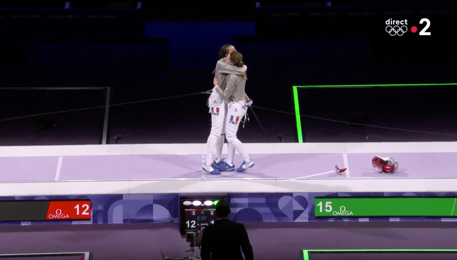 Manon Apithy-Brunet championne olympique de sabre : revivez ce moment historique en vidéo