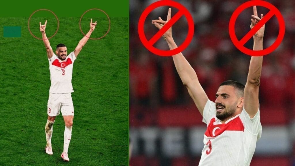 Demiral celebration turquie