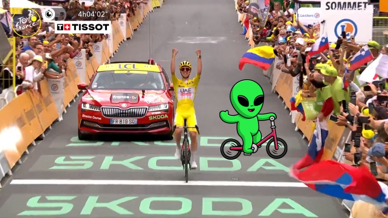 19e étape : Tadej Pogacar, « l’alien »,  écrase le Tour, sur fond de dopage
