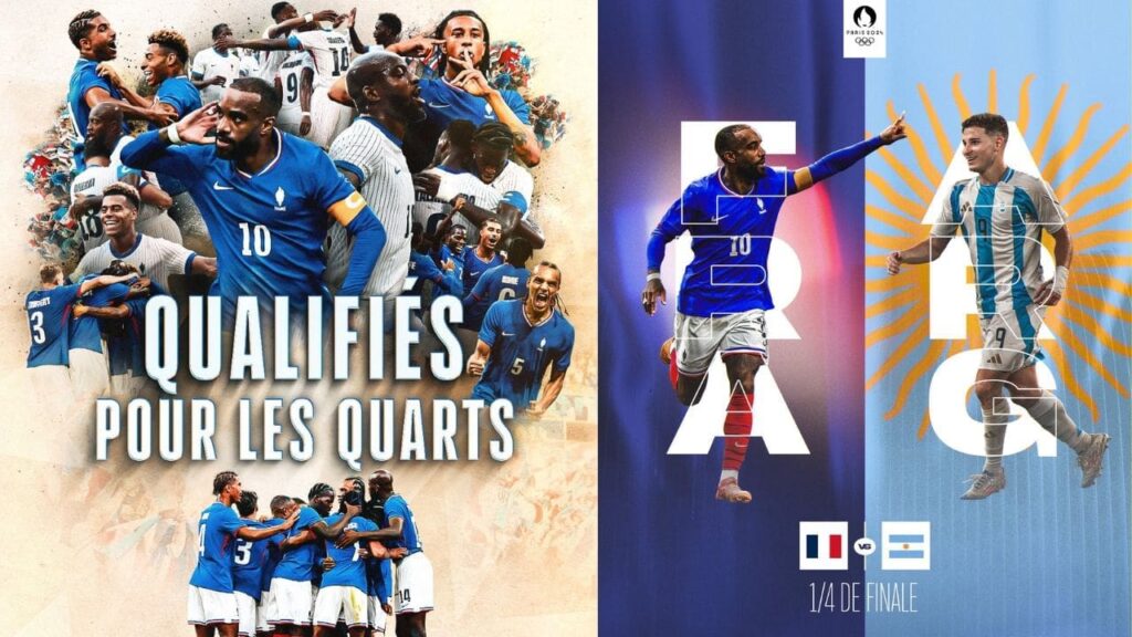 France Argentine en quarts JO