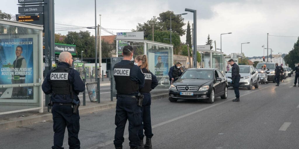 Marseille, March 25, police operation in a housing project in the northern districts of Marseille