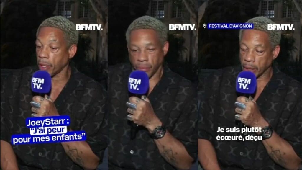 Joey Starr violence fils