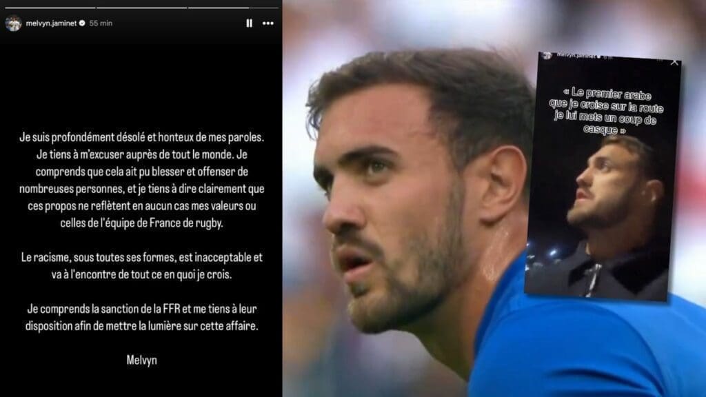 MELVYN JAMINET RACISME RUGBY