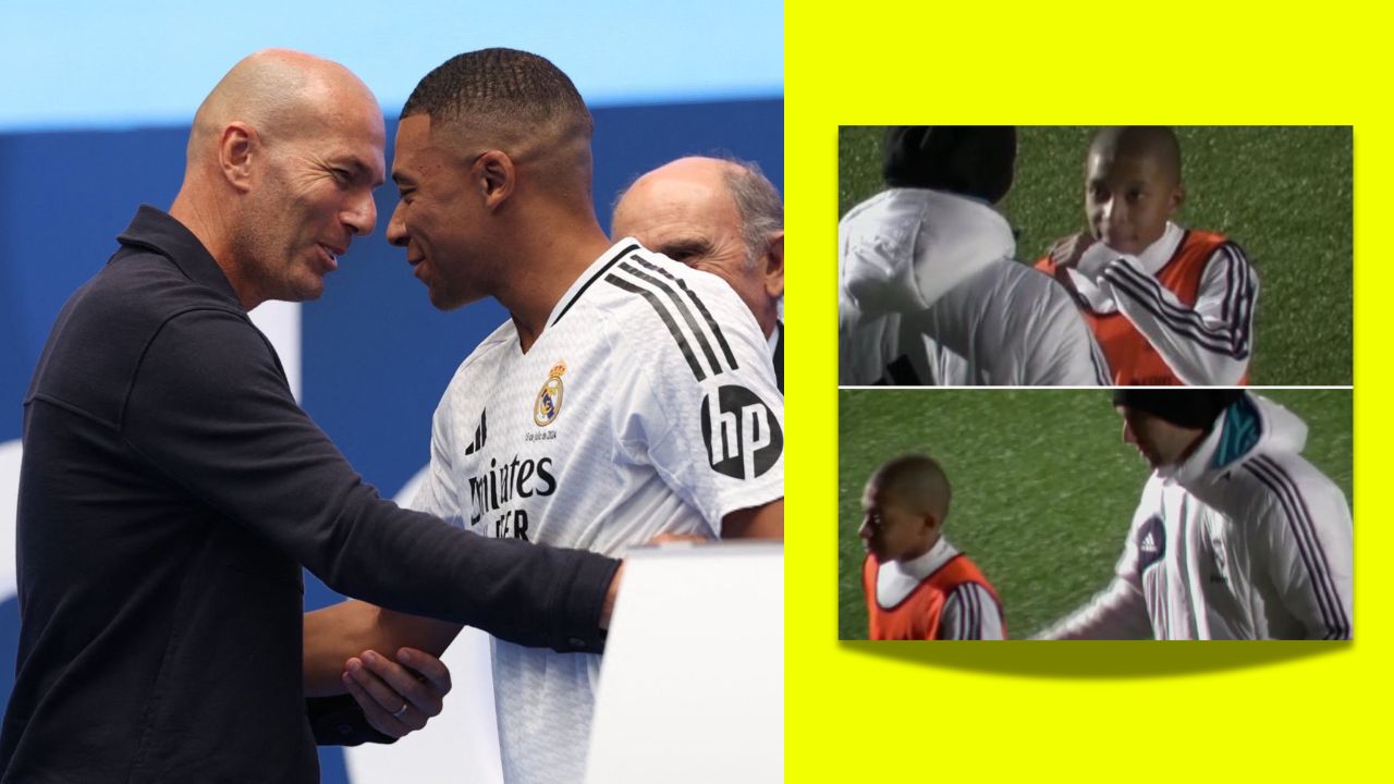 Les images exclusives de Zinedine Zidane avec Kylian Mbappé, à 13 ans