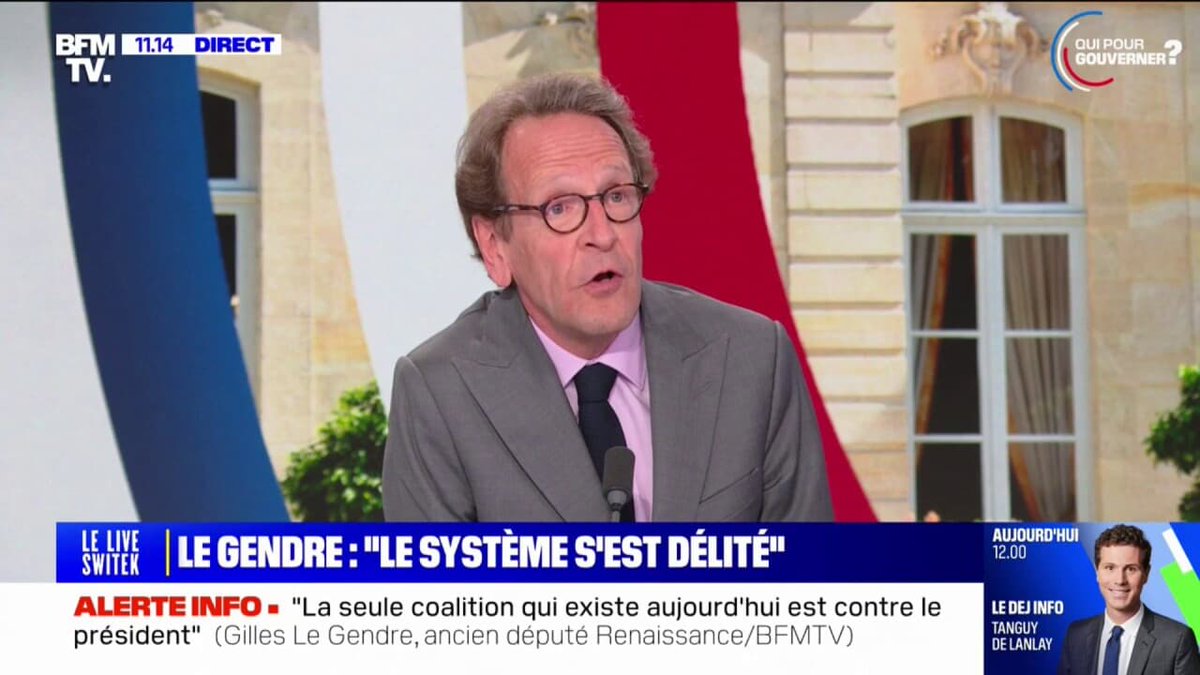 Gilles Le Gendre (ex-président des députés LREM) : « Le Macronisme, c’est fini ! »