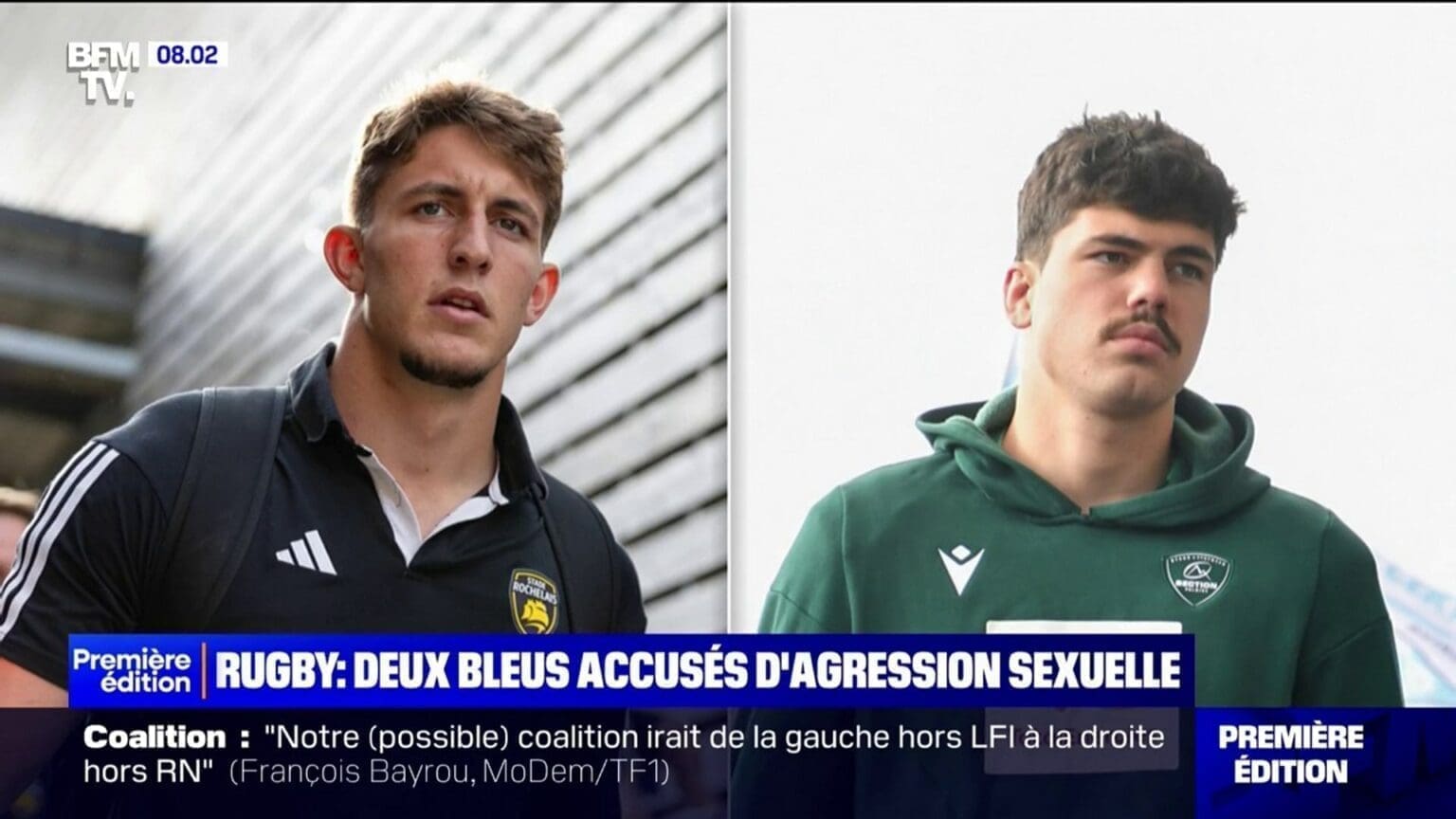 XV of France: Oscar Jegou and Hugo Auradou indicted for aggravated rape